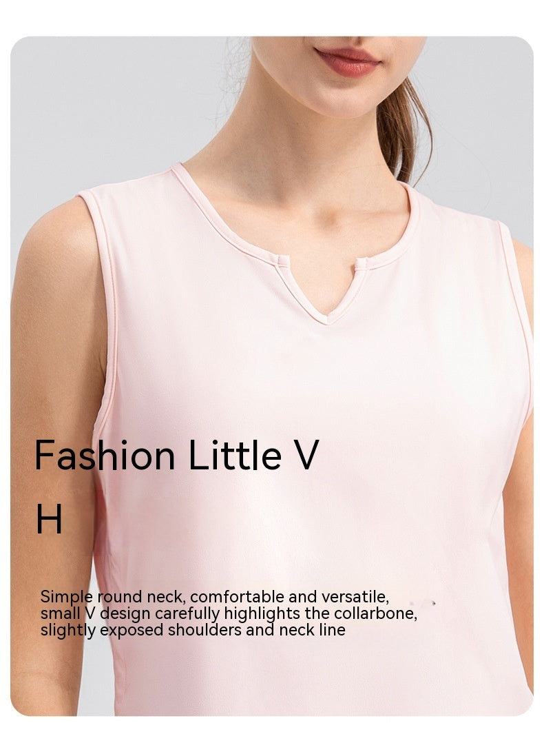 Fine Yarn Women's Summer Lightweight Breathable Yoga Vest