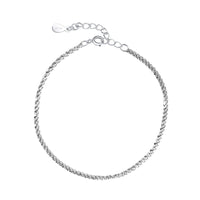 Female Fashion Cross Double-circle Anklet - Chic Angle