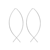 Metal Fishing Line Earrings