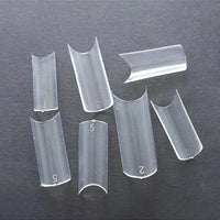 Nail Gel Tips Curvature C Porcelain Stretching Acryl Acrylix Transparent