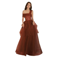 Temperament One Shoulder Bridal Cocktail