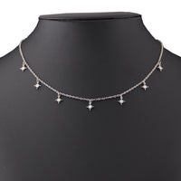Female Stainless Steel Star Small Pendant Necklace - Chic Angle