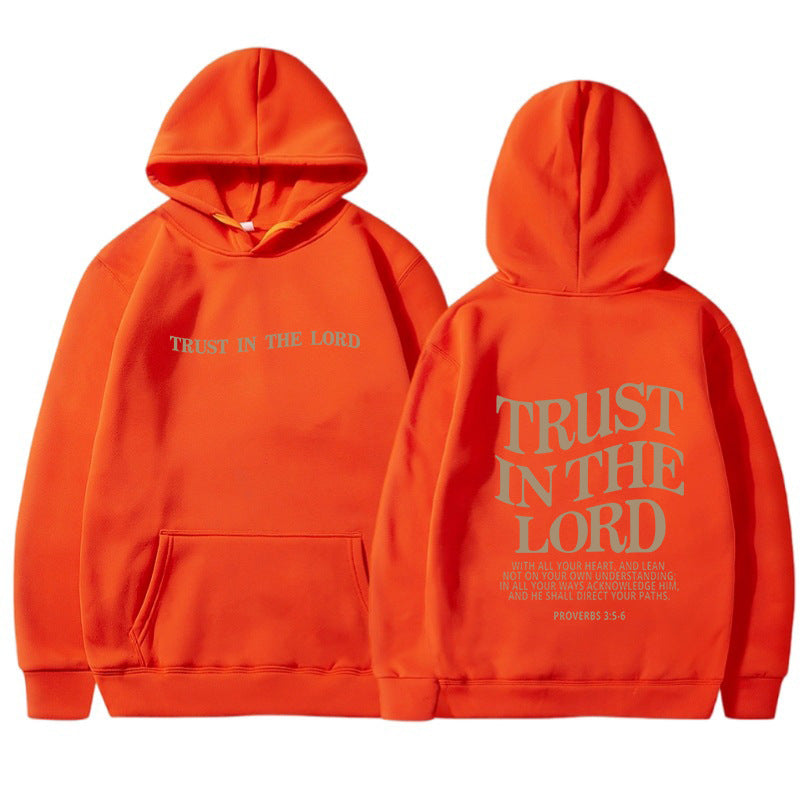 Letter Printed Hoodie Sports Long Sleeve Hoodie
