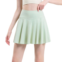 Tennis Skirt Female Yoga White Badminton Pleated