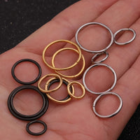 Stainless Steel Studs Closed Earrings