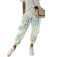 Women's Fashion Casual Drawstring Pocket Floral Floral Print Casual Jumpsuit