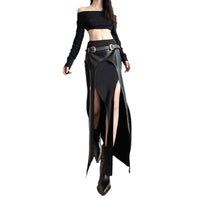 Women's Fishtail Irregular High Waist Long Dress
