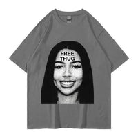 Women's Retro Short Sleeve Top Hip Hop T-shirt - Chic Angle