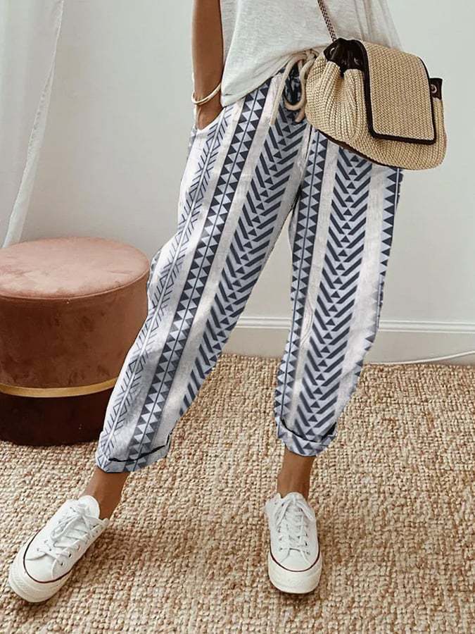 Women's Fashion Casual Drawstring Pocket Floral Floral Print Casual Jumpsuit
