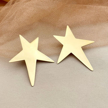 Stainless Steel 14K Gold Plated XINGX Earrings