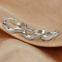 Simple And Irregular Twisted Women's Earrings