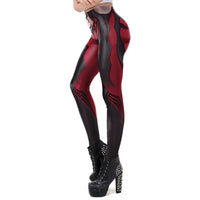 Digital Printing Leggings Women's Elastic Fitness Women