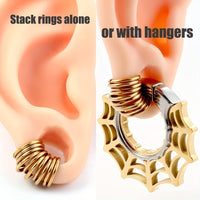 Stainless Steel Studs Closed Earrings