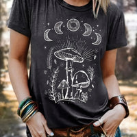 3D Printed T-shirt Women's Short Sleeve New - Chic Angle