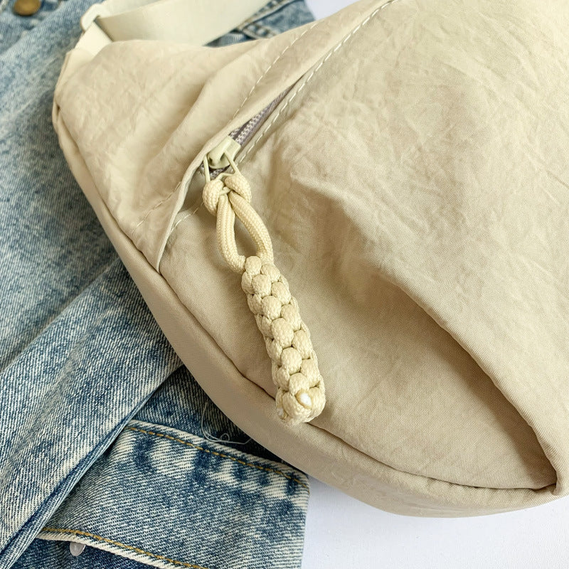 Nylon Washed Cloth Shoulder Bag Large-capacity Crossbody Bag