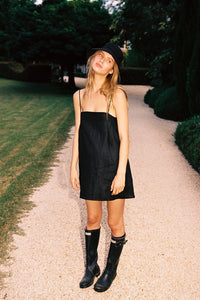 Cotton And Linen Suspenders Comfortable Vacation Versatile Dress