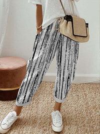 Women's Fashion Casual Drawstring Pocket Floral Floral Print Casual Jumpsuit