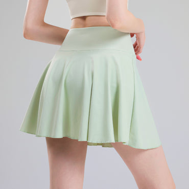 Tennis Skirt Female Yoga White Badminton Pleated
