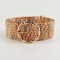The New Color PP Grass Ladies Belt Perforated Free Boho Style With Fashionable Dress Pants