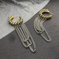 Women's Long Tassel Chain Earrings