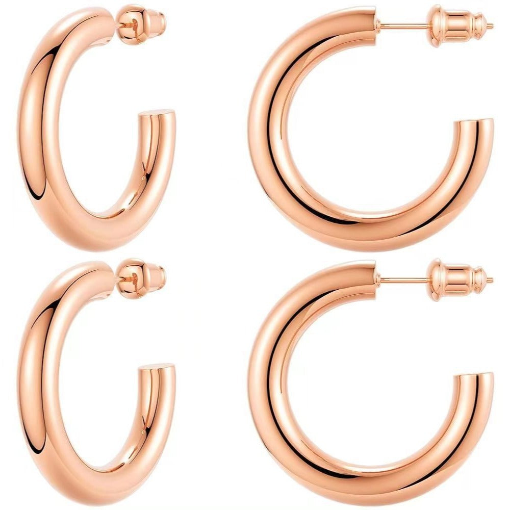 Silver Needle Color-preserving Anti-allergy Earrings