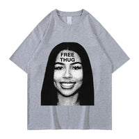 Women's Retro Short Sleeve Top Hip Hop T-shirt - Chic Angle