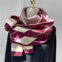 Women Soft Mohair Warm Ring Collar Scarf