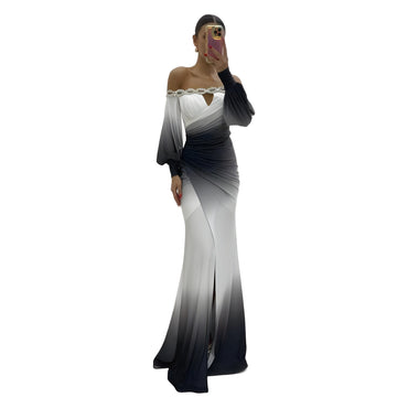 Party Sling Positioning Split Dress Loose