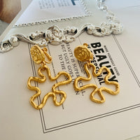 Light Luxury Ear Studs Ear Clip Color Retaining 925 Silver Stud Earrings