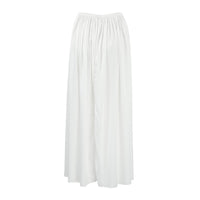 Women's Commuter Wide-hem Satin High-grade Summer Draped Skirt