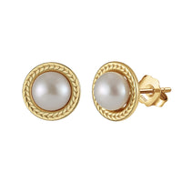 S925 Sterling Silver Natural Pearl Earrings