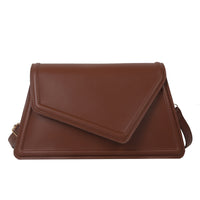Women's Simple Textured Fashion Solid Color Shoulder Messenger Bag