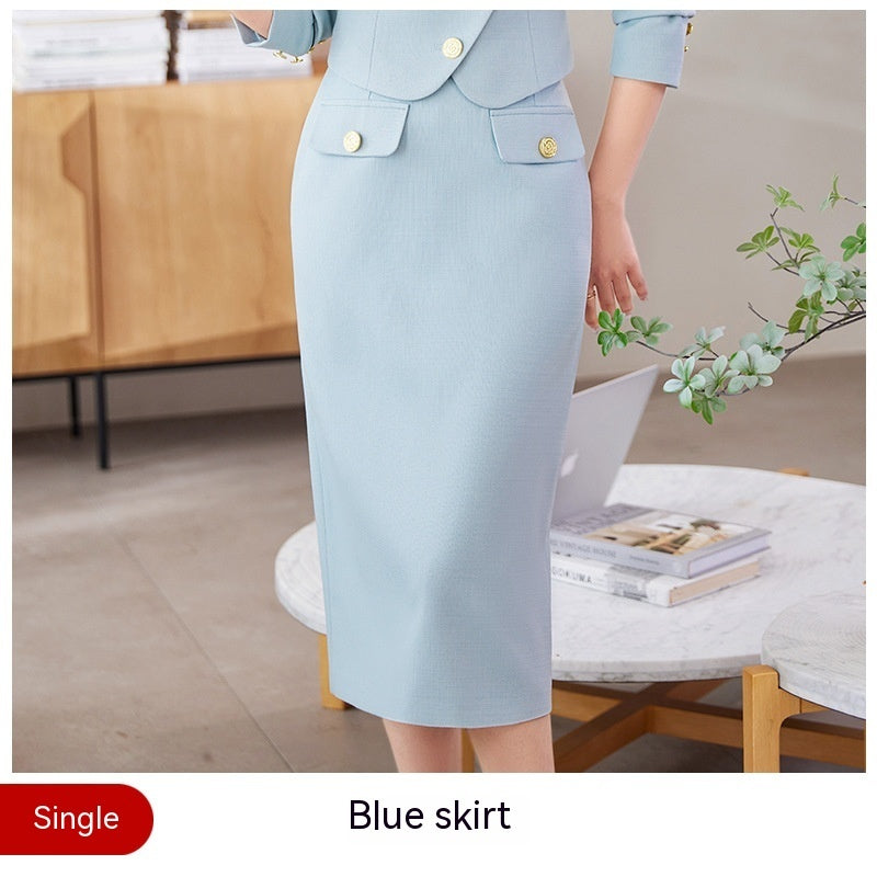 New Temperament Leisure Formal White Blazer For Women