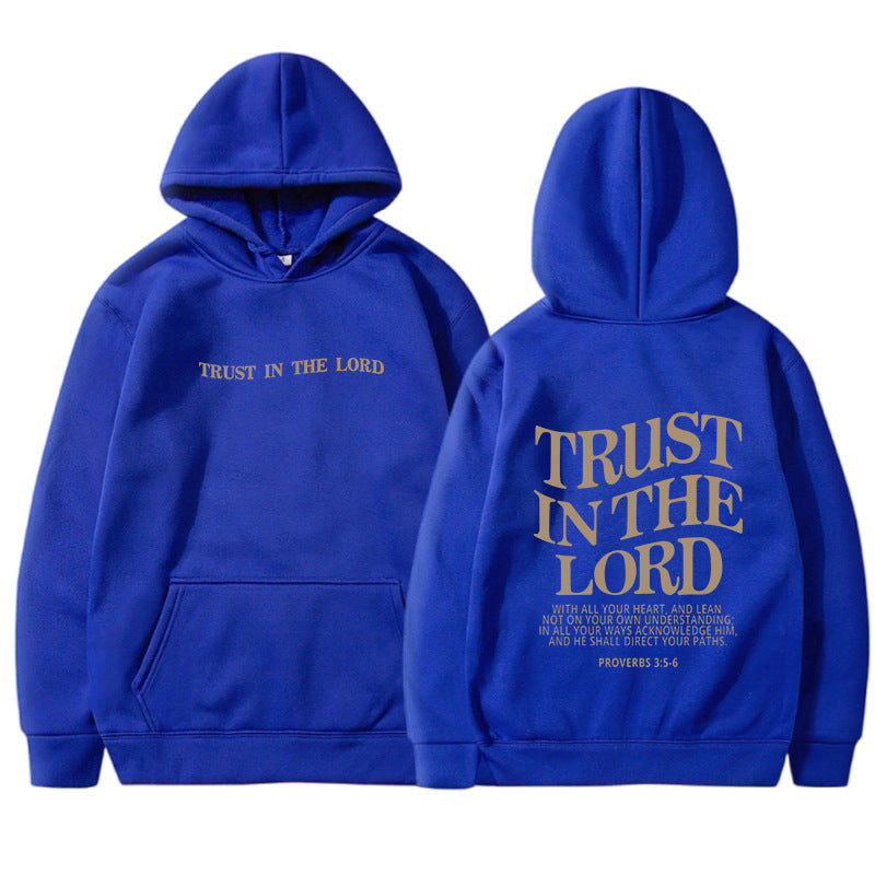 Letter Printed Hoodie Sports Long Sleeve Hoodie