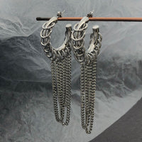Women's Long Tassel Chain Earrings