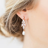 Long Pearl Eardrops Women's Fashion