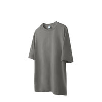 Pure Cotton Oversize Solid Color Short Sleeve T-shirt Top
