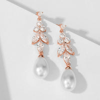 Long Pearl Eardrops Women's Fashion