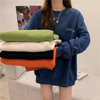 Loose Korean Style Autumn And Winter Leisure Top
