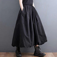 Fashion Personality New Solid Skirt Women