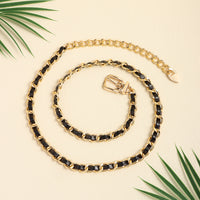High Sense Waist Chain Metal Lady Versatile Decorative Belt Thin Chain With Skirt Suit Belt Body Chain