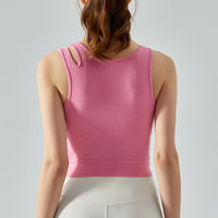 Outdoor Sports Nude Feel With Chest Pad Yoga Jacket Beauty Back