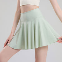 Tennis Skirt Female Yoga White Badminton Pleated
