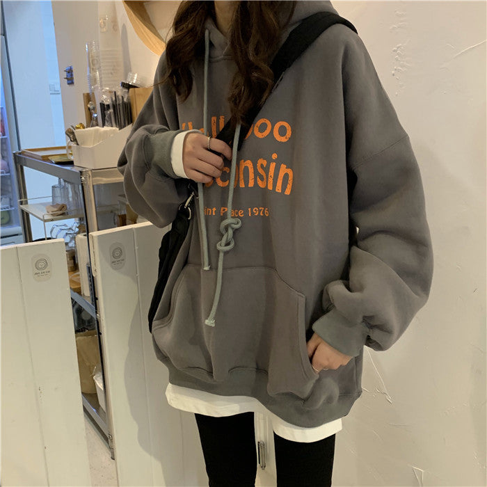 Loose-fitting Korean Style Coat Top
