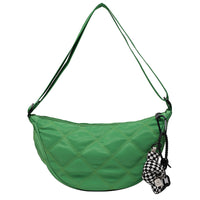 Women's Personality Trendy Rhombus Dumpling Messenger Bag