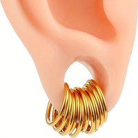 Stainless Steel Studs Closed Earrings