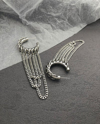 Women's Long Tassel Chain Earrings