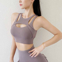 Shockproof Push Up Yoga Sports Bra Fitness Vest