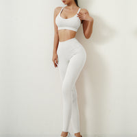 Spaghetti Strap Beauty Back Sports Bra Sports Suit