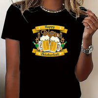 3D Digital Printed Casual Round Neck Short Sleeved Shirt